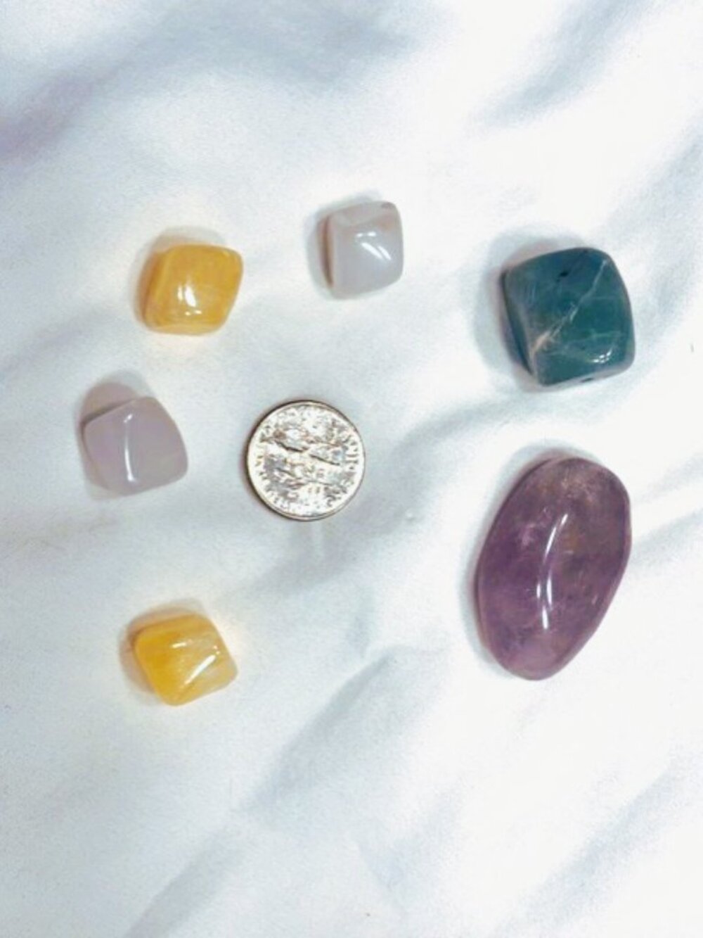 Natural Agate Beads 6, varied color and size. drilled